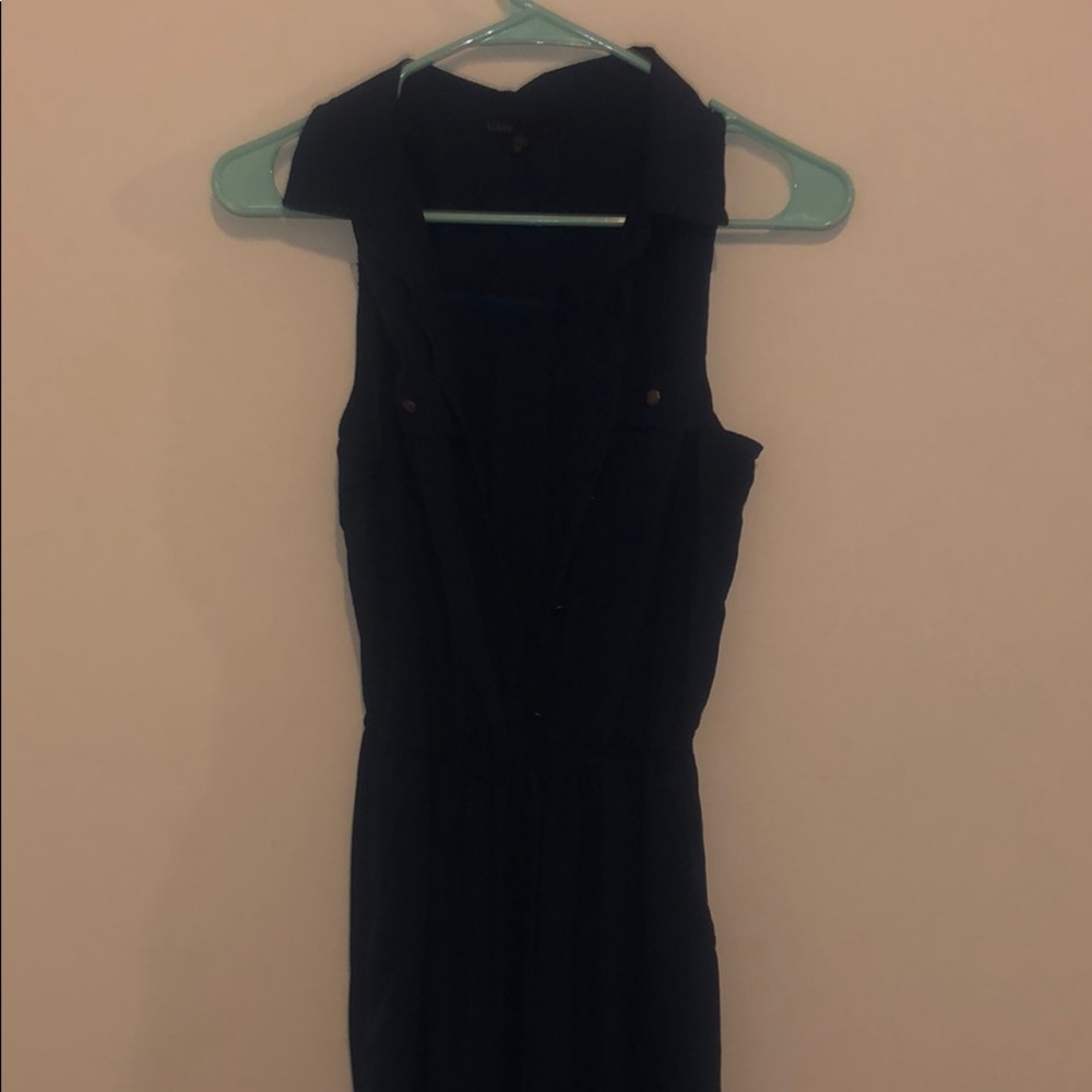Navy blue jumpsuit